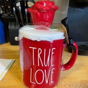 Rae Dunn Disney true love mug and topper